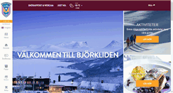 Desktop Screenshot of bjorkliden.com